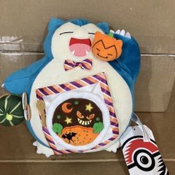 Snorlax Pokémon Center Pumpkin Celebration Plush