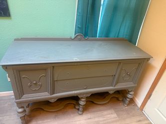 Antique Wood Buffet