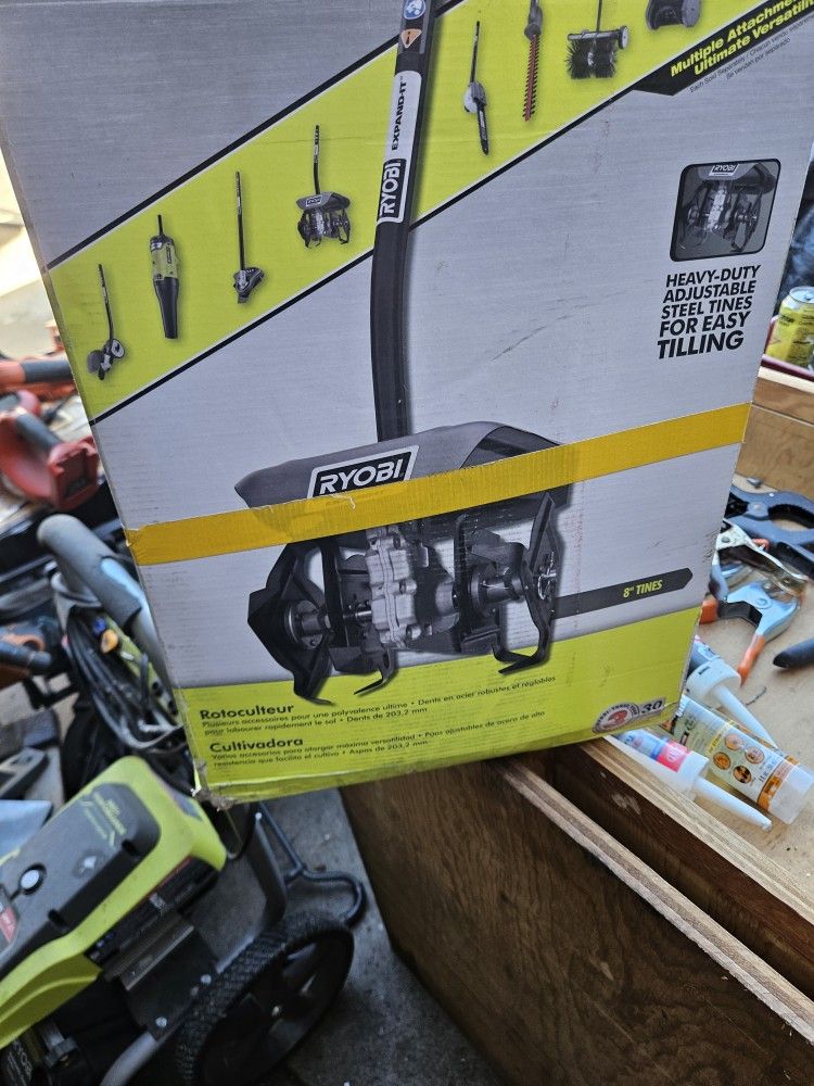 Ryobi Cultivater. Atachment Compatability. New