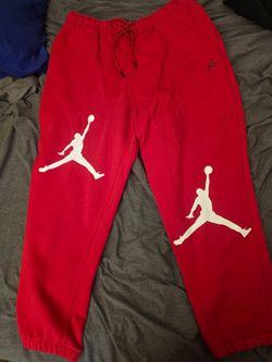 Custom jordan sweatpants XL