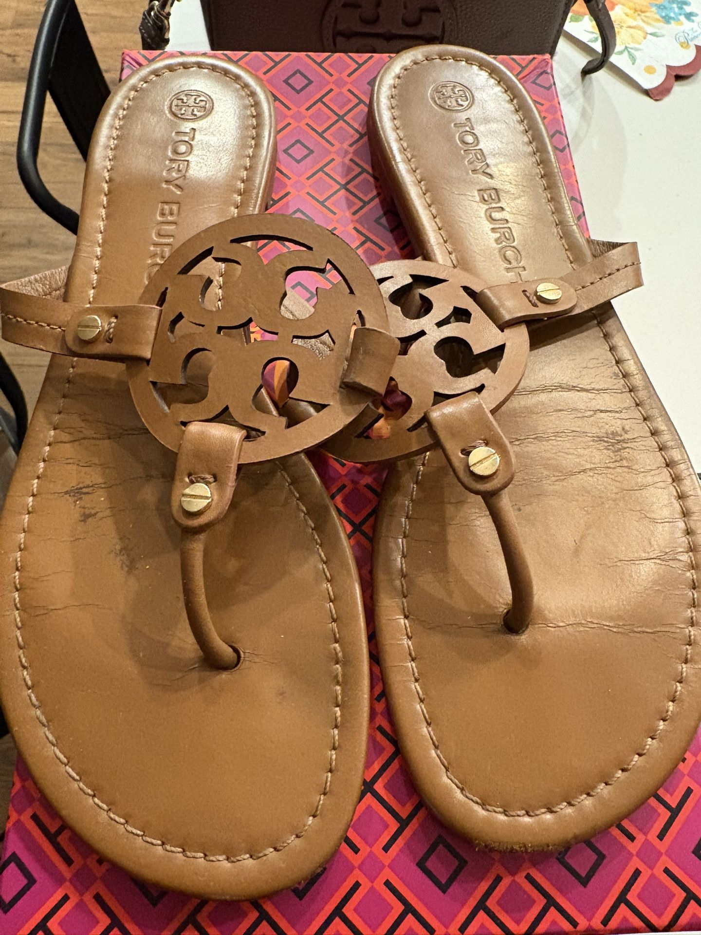 Tory Burch Miller Sandals Size 10