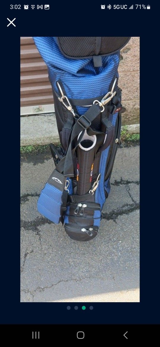Speed Cart Bag w/ Full Set Of Clubs & Irons