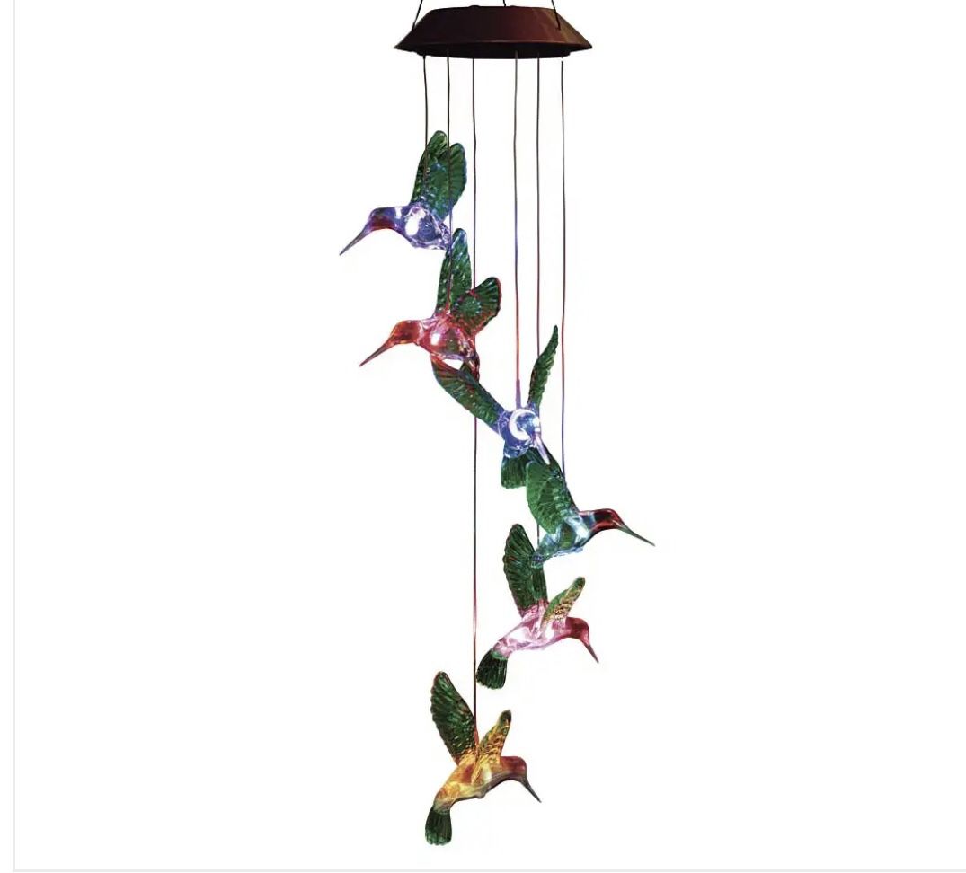 Humming Bird Solar Mobile. Outdoors Or Indoors
