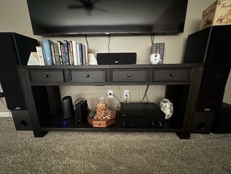 MOVING OUT SALE - Black Entertainment Center