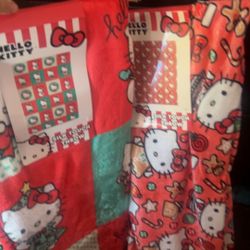Hello Kitty Xmas Blankets 