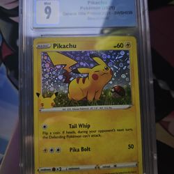 Pikachu General Mills Promo CGC 9