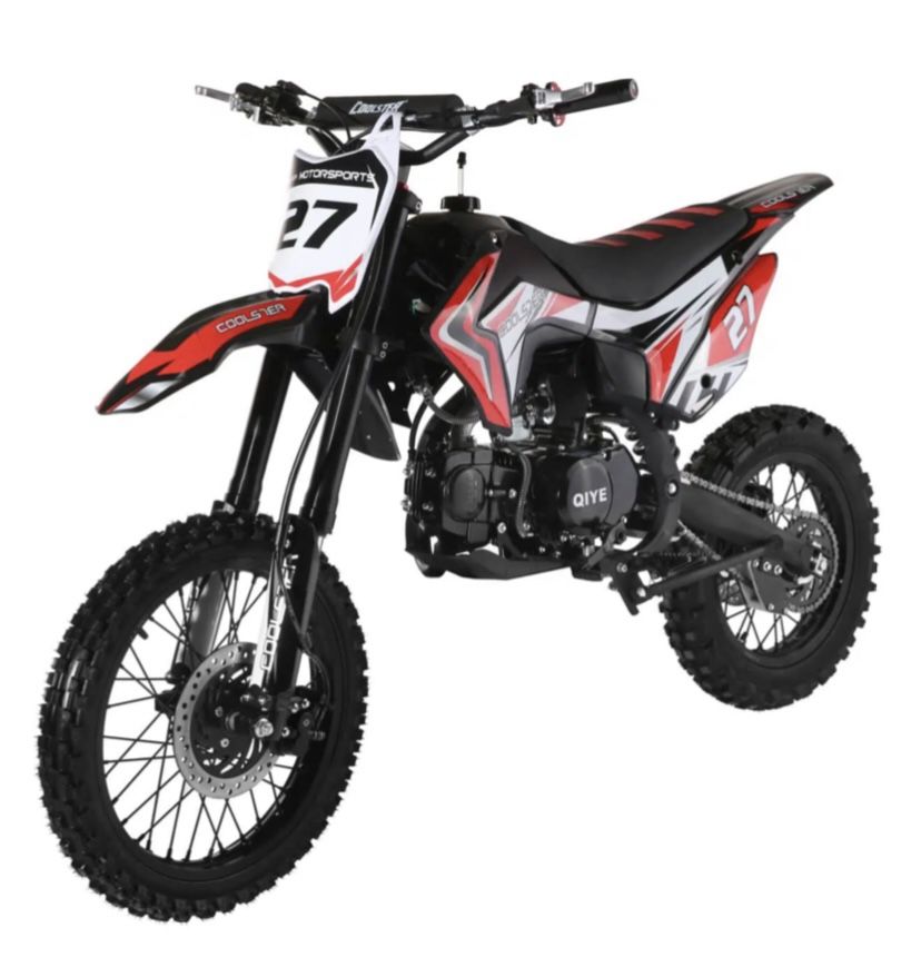 Cooster 125cc Dirt Bike White And Black