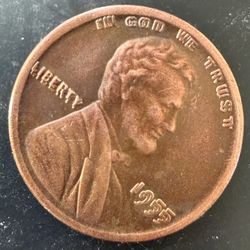 Double Die 1955 Penny 