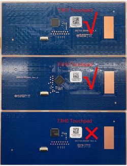 New Genuine HP 17-BY 17-CA 17-BY1953CL Palmrest Touchpad With Keyboard