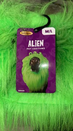 Brand New Alien Pet Costume