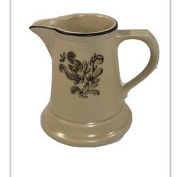 Vintage Pfaltzgraff  Village pattern Glazed Stoneware Creamer #6-24