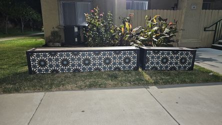 2 Piece Custom Tiled Benches