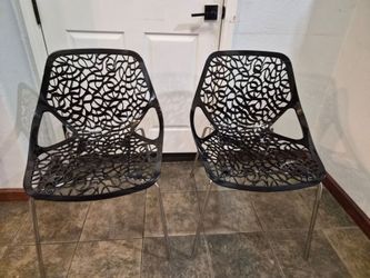 Pair of dining or casual  chairs
