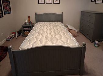 Pottery Barn Kids - Full Bed frame, Drawer, Night Table