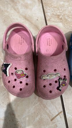 Crocs Classic Glitter Clogs Pink