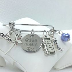 Cinderella Bibbidi Bobbidi Boo Bracelet, Stainless Steel