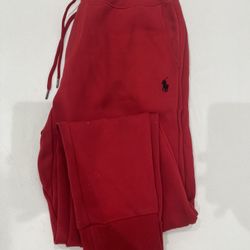 Red Polo Sweat Pants Sz M