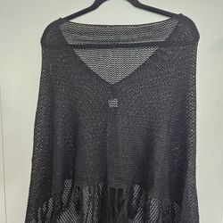 Black Sheer Swimsuit Cover
