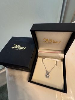 1 ct lab grown diamond necklace