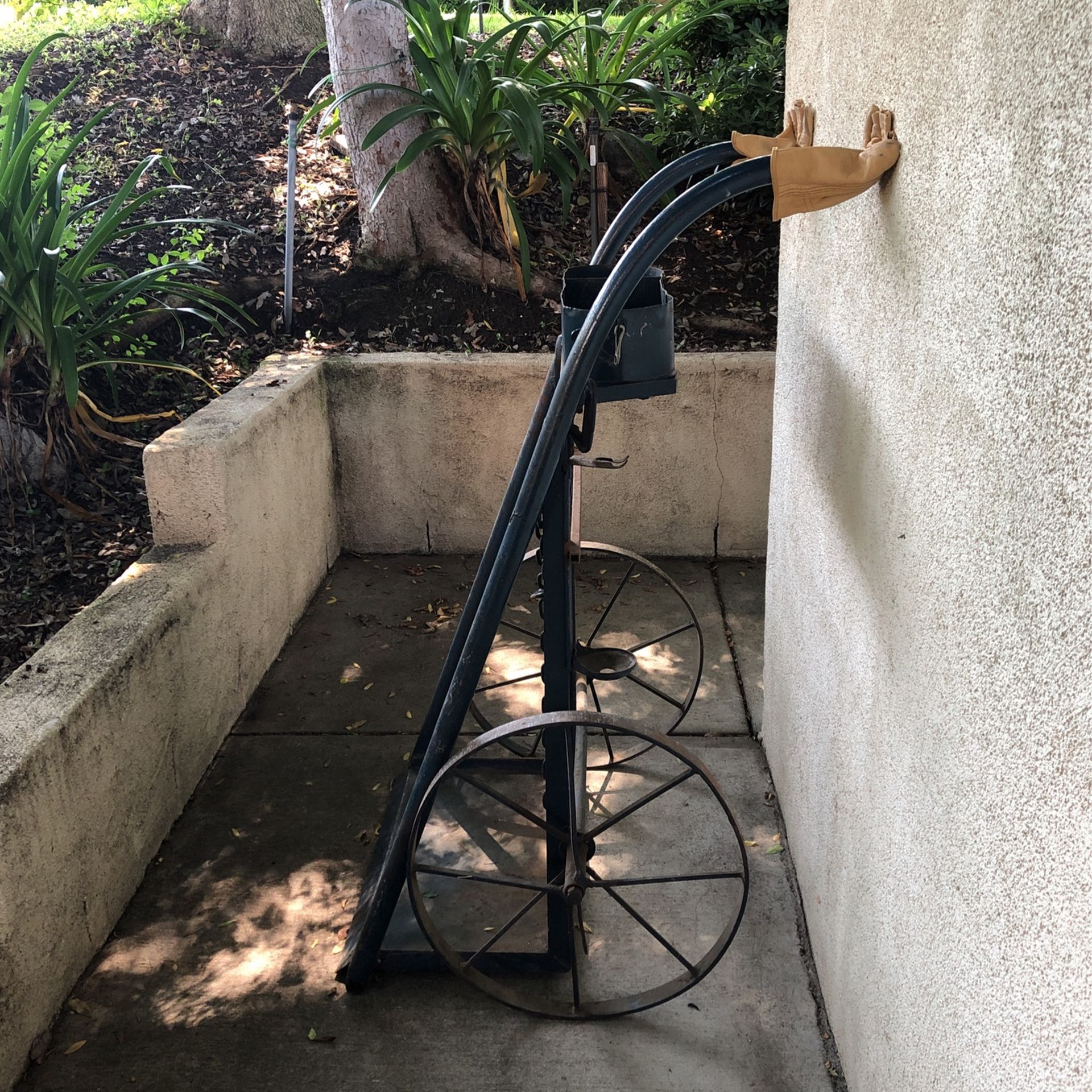 Vintage Welding Cylinder Cart