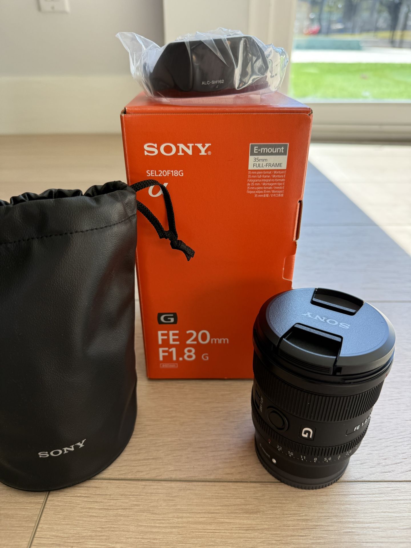 Sony FE 20mm F1.8 G Full-Frame Large-Aperture Ultra-Wide Angle G Lens