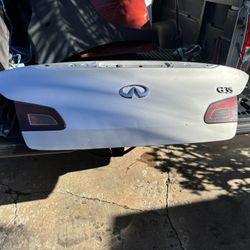 07-13 Infiniti G 35 Trunk Lid 