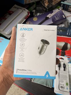Anker PowerDrive 2 Alloy 24W Car Charger, New, Damaged Box