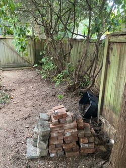 Used bricks and blocks