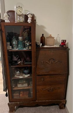 Antique Secretary Hutch