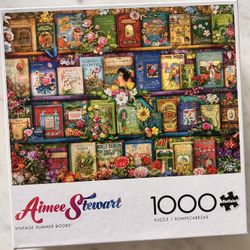 Buffalo Games - Vintage Summer Books - 1000 Piece Puzzle