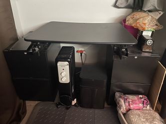32” width Adjustable height workstation