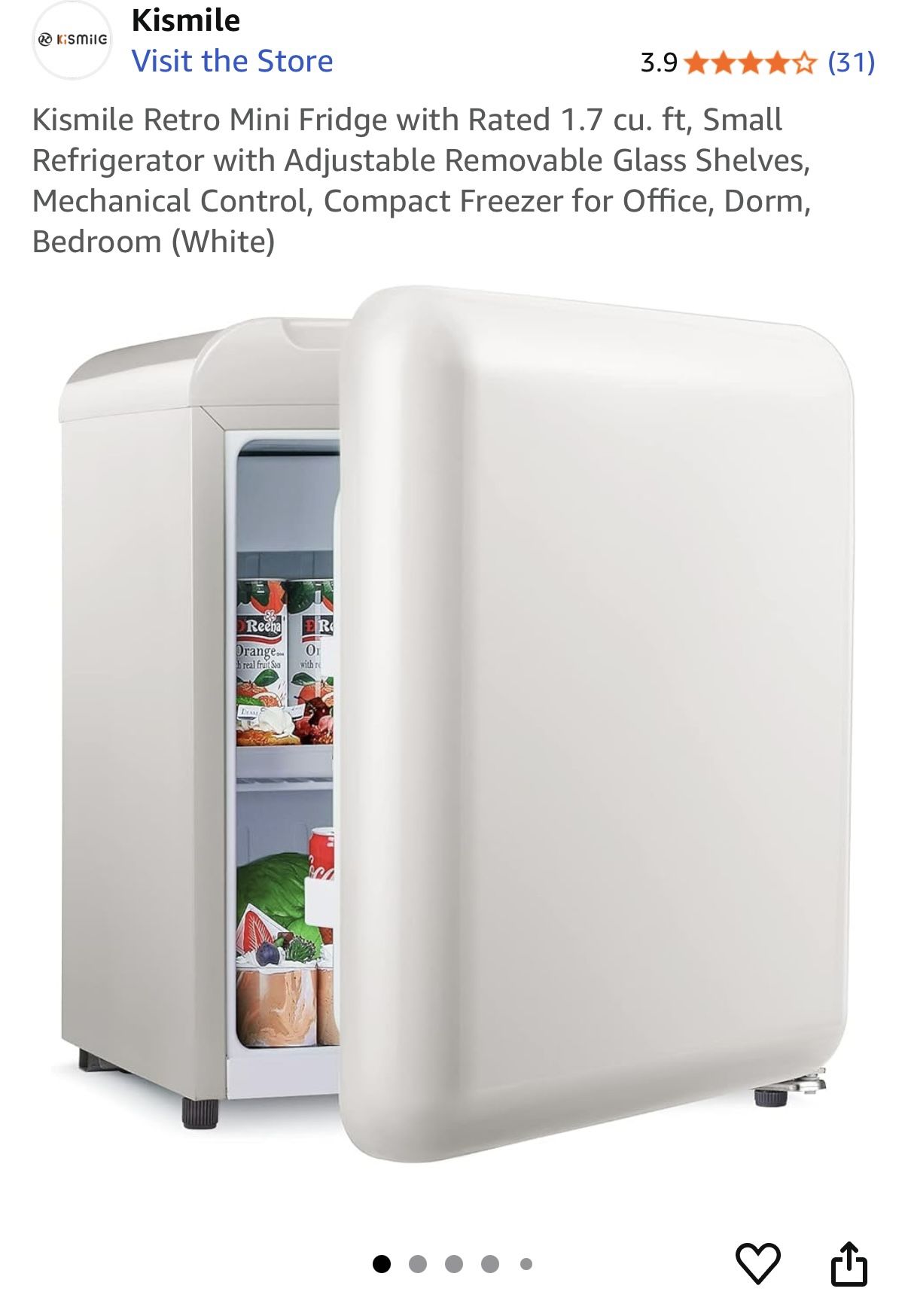Quiet Mini Fridge *like new