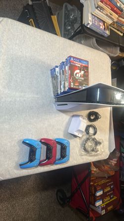 PlayStation 5 Console Bundle with Games and Controllers
