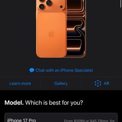 iPhone 17 Pro Max - ORANGE 256GB Unlocked 