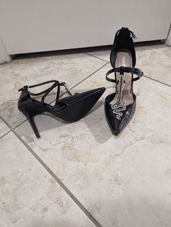 Snake Heels Black