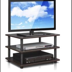 New Turn-N-Tube 24 in. Espresso Particle Board TV Stand Fits TVs Up to 32 in.