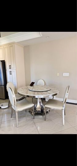 Dining Table Set with Chairs Included