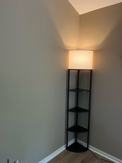 Corner stand with light