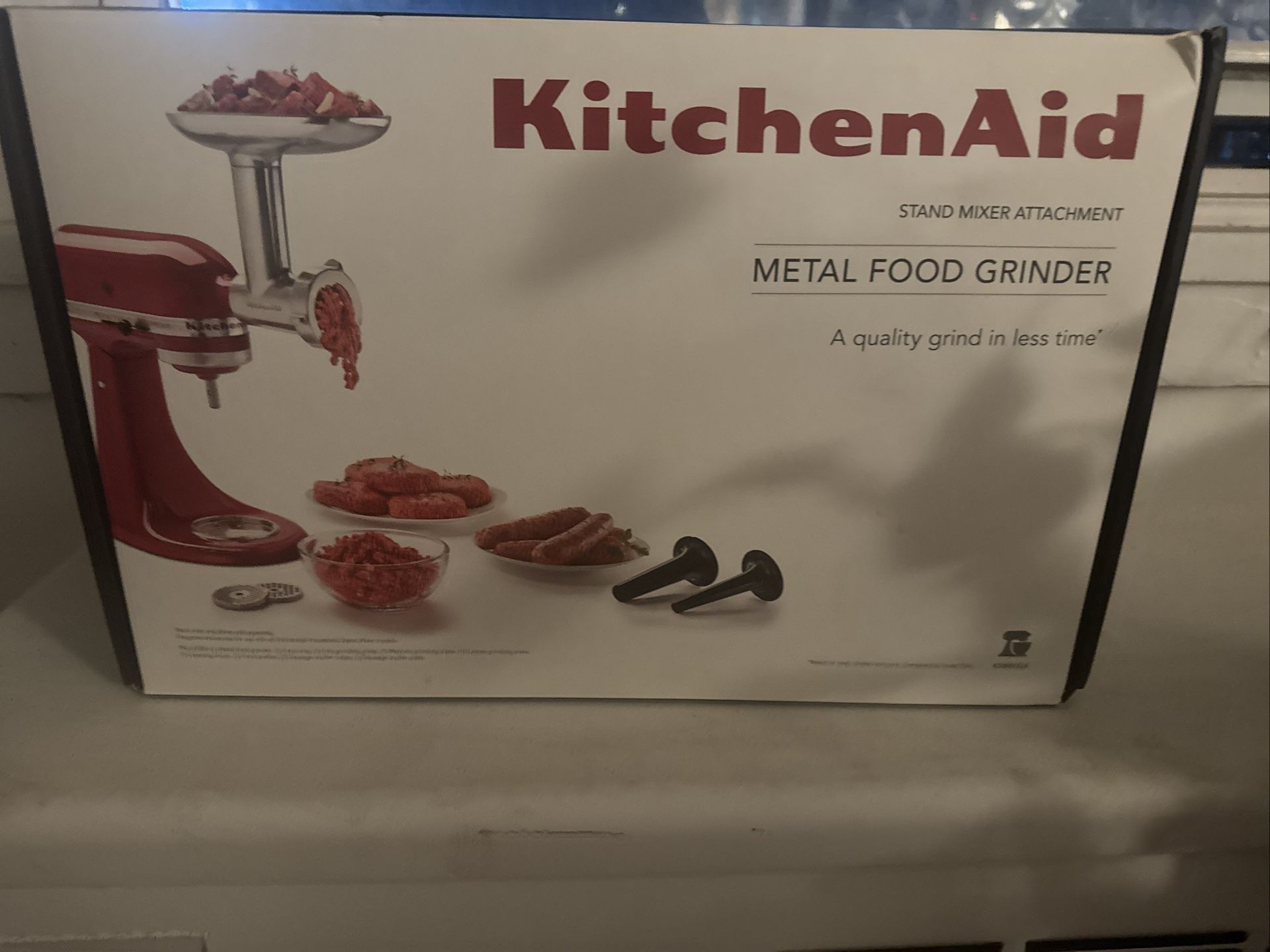 KitchenAid metal meat Grinder Attachment