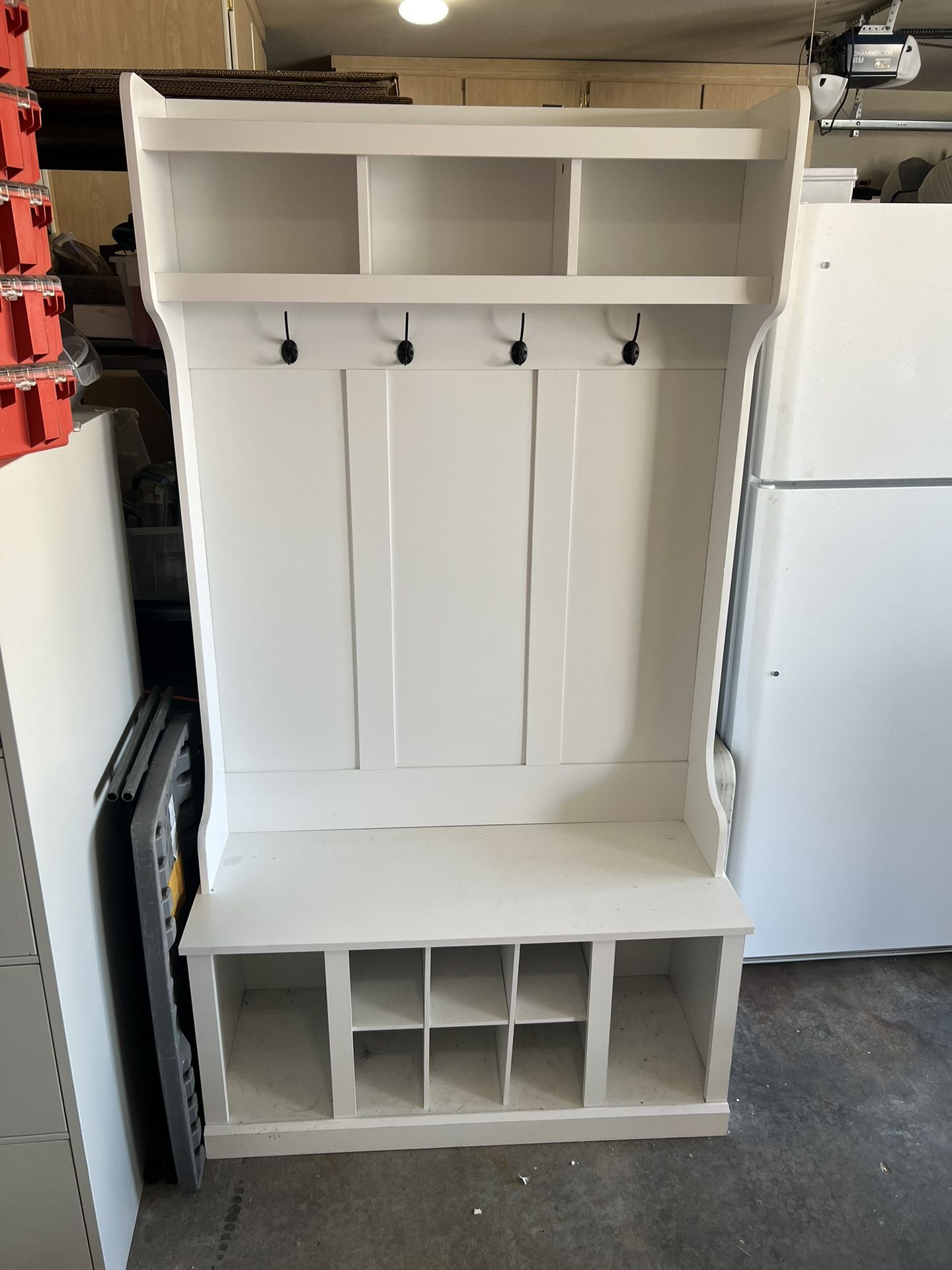 Shoe Bench Coat Rack