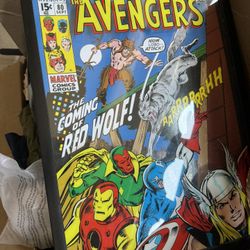 avengers frame boys room