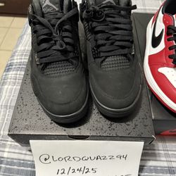 Jordan 4 Black Cats 2025 Size 11.5 NEW