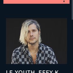 2 Le Youth Tickets— Knitting Factory Boise 