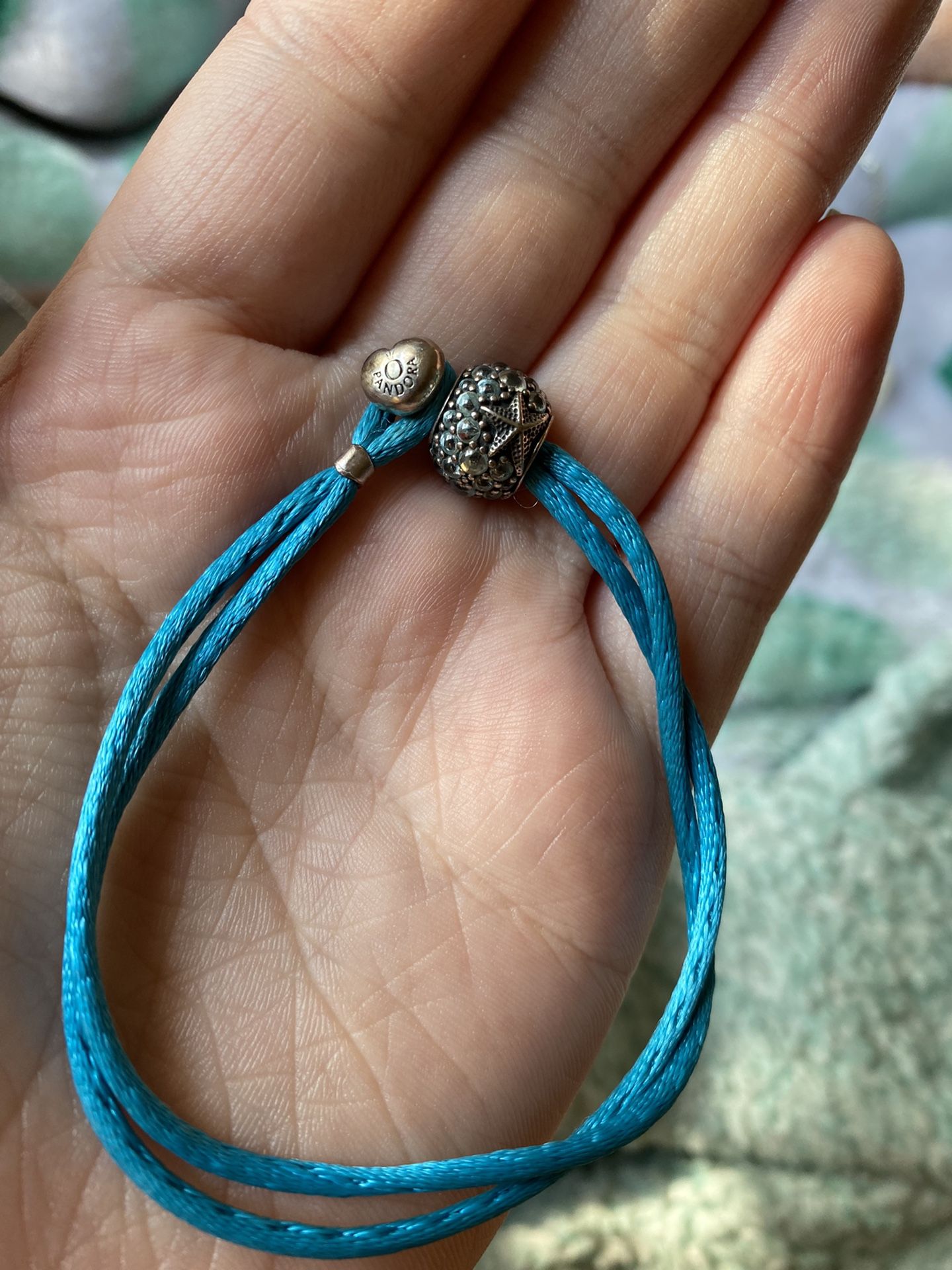 Pandora Cord Bracelet Plus Starfish Charm