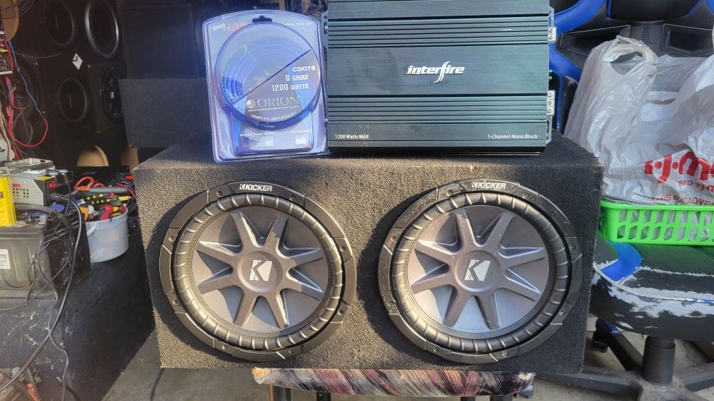 Kickers 12inch Amplifier And Kit