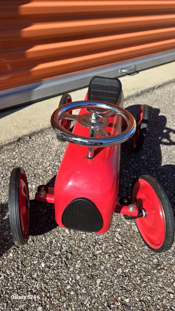 Racing, car, Vintage, metal, toddler's toy