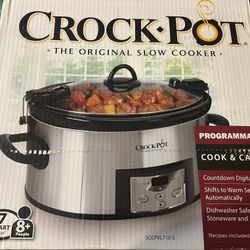 Crock-Pot® 7-qt. Countdown Cook & Carry Slow Cooker