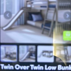 Twin Bunk Bed w/ Slide