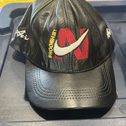 Vintage Leather Nike air Hat