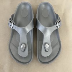 Birkenstock Kids Shoes Silver Size EU 34 US 3-3,5